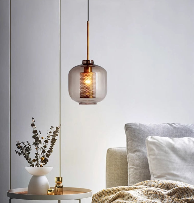 Frendorf | LumiSavanna Glas Pendelleuchte | Elegantes Lichtdesign | Dimmbar | Für Esszimmer & Wohnräume