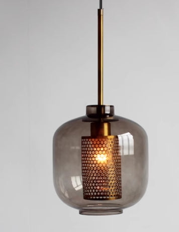 Frendorf | LumiSavanna Glas Pendelleuchte | Elegantes Lichtdesign | Dimmbar | Für Esszimmer & Wohnräume