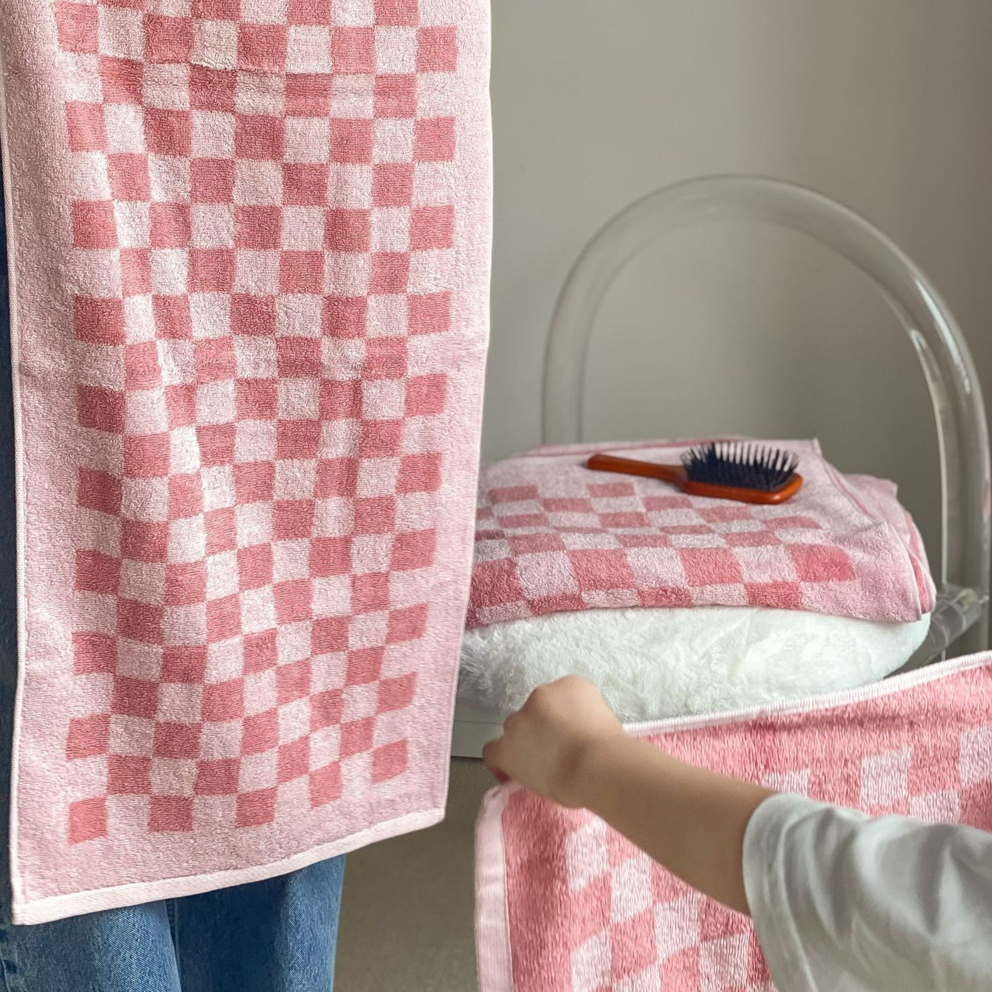 Checkerboard Plus Handtuchkollektion