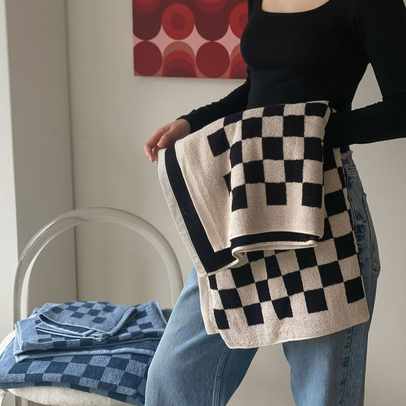 Checkerboard Plus Handtuchkollektion