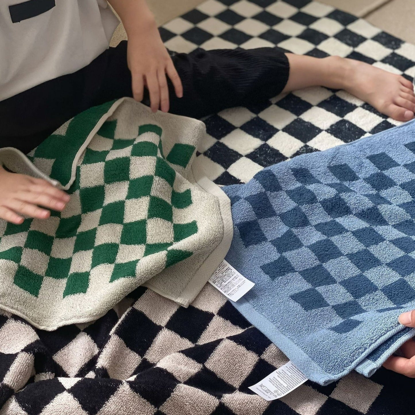 Checkerboard Plus Handtuchkollektion