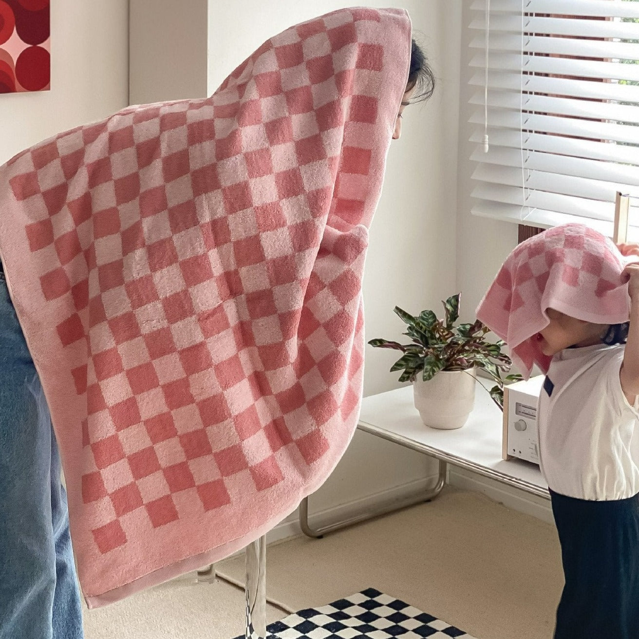 Checkerboard Plus Handtuchkollektion