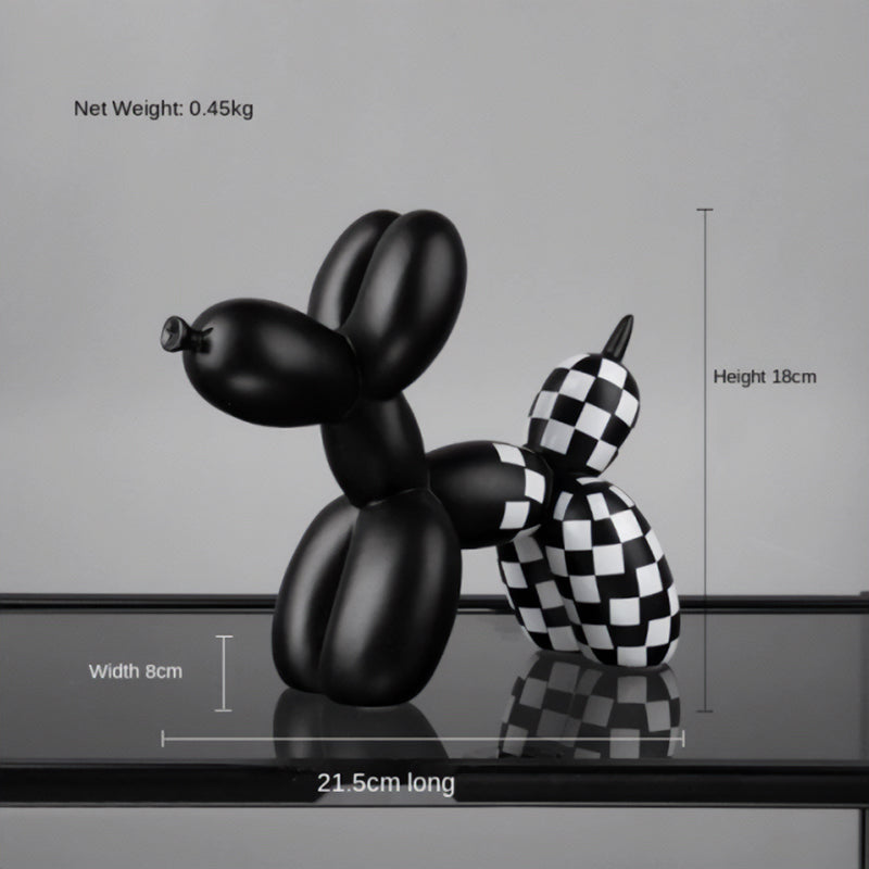 Kariertes Ballonhund