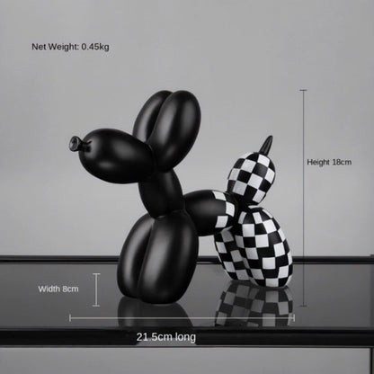 Kariertes Ballonhund