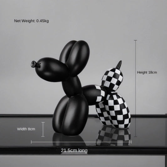 Kariertes Ballonhund
