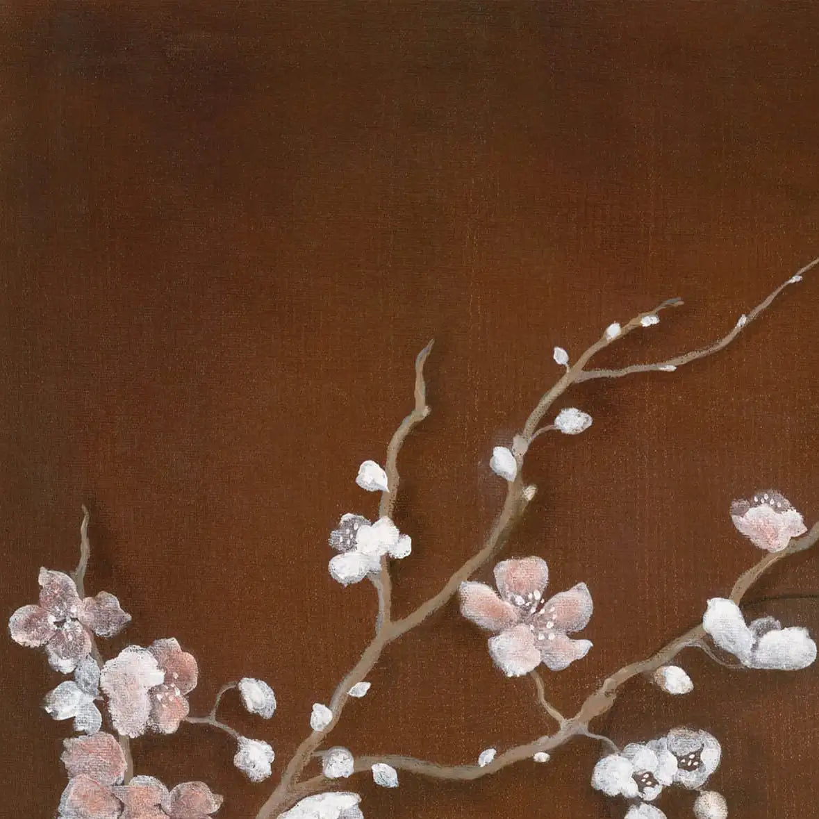 Frendorf | Kirschblüten auf Zinnober II Wandkunst