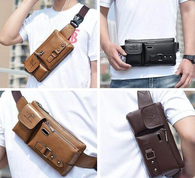 Frendorf | 3-in-1 Taille Brust und Schulter Herren Tasche