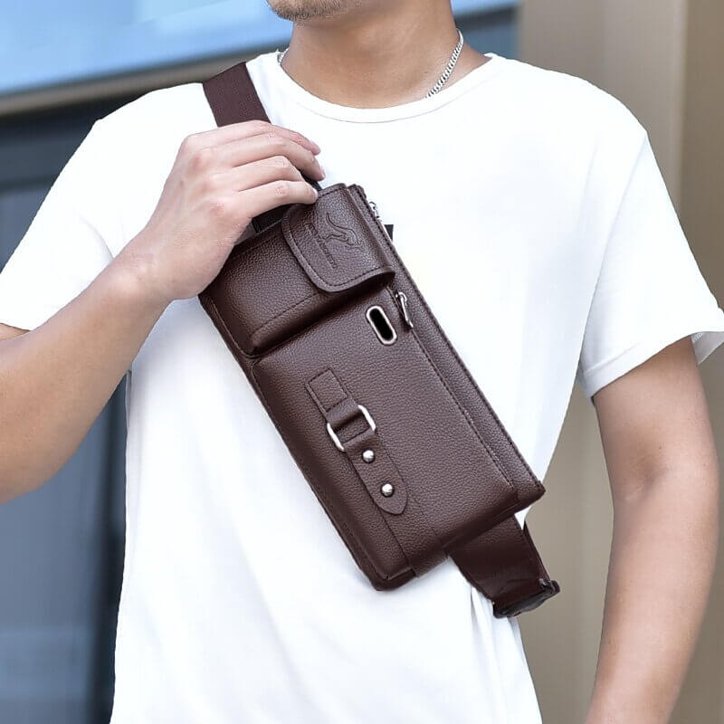 Frendorf | 3-in-1 Taille Brust und Schulter Herren Tasche