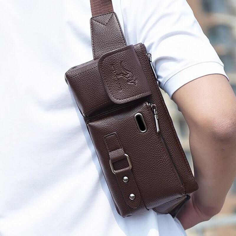 Frendorf | 3-in-1 Taille Brust und Schulter Herren Tasche