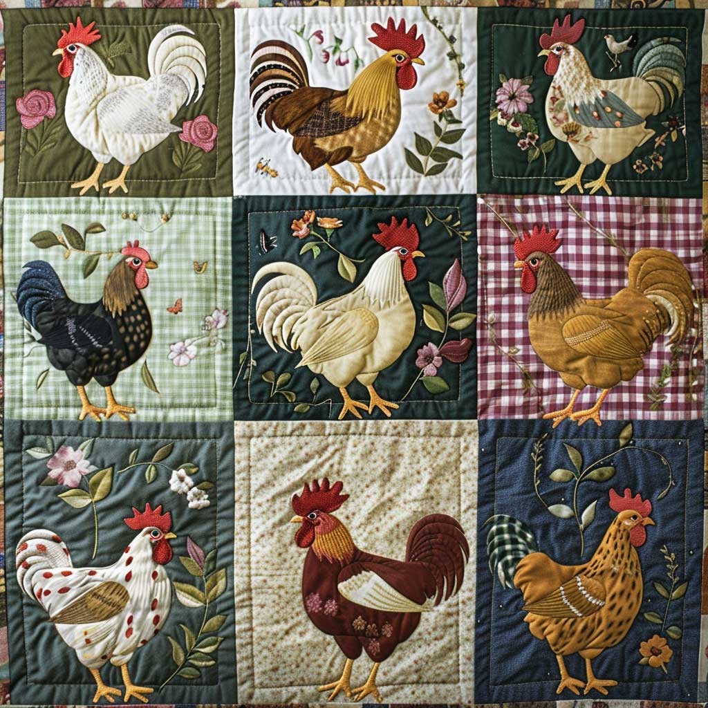 Hühnchen Quilt