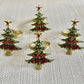 Weihnachtsbaum Serviettenringe Set von 4
