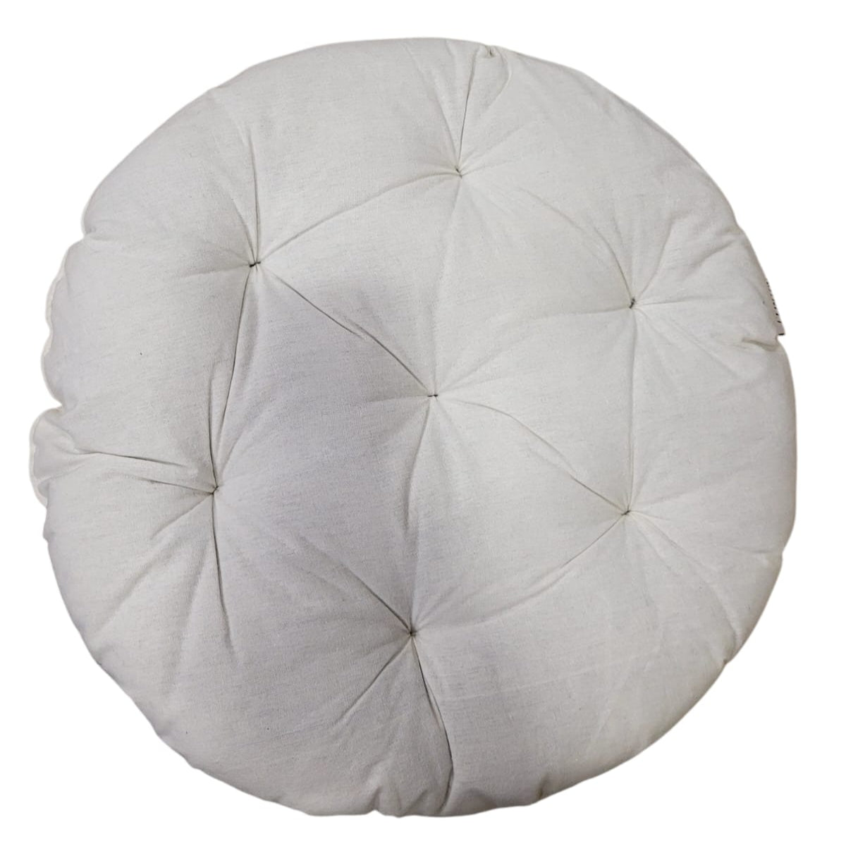Frendorf | Solid Circular Chair Pad 40x5cm - Bequemes Baumwollkissen für stilvolle und unterstützende Sitzgelegenheiten