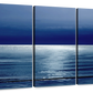 Frendorf | Mondlicht Ozean Blau I Wandkunst