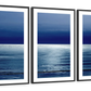 Frendorf | Mondlicht Ozean Blau I Wandkunst
