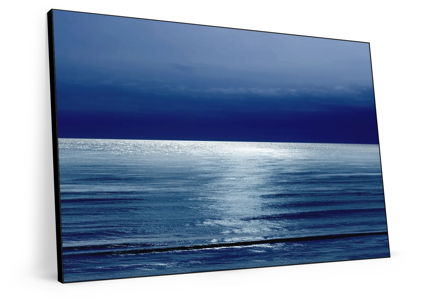 Frendorf | Mondlicht Ozean Blau I Wandkunst