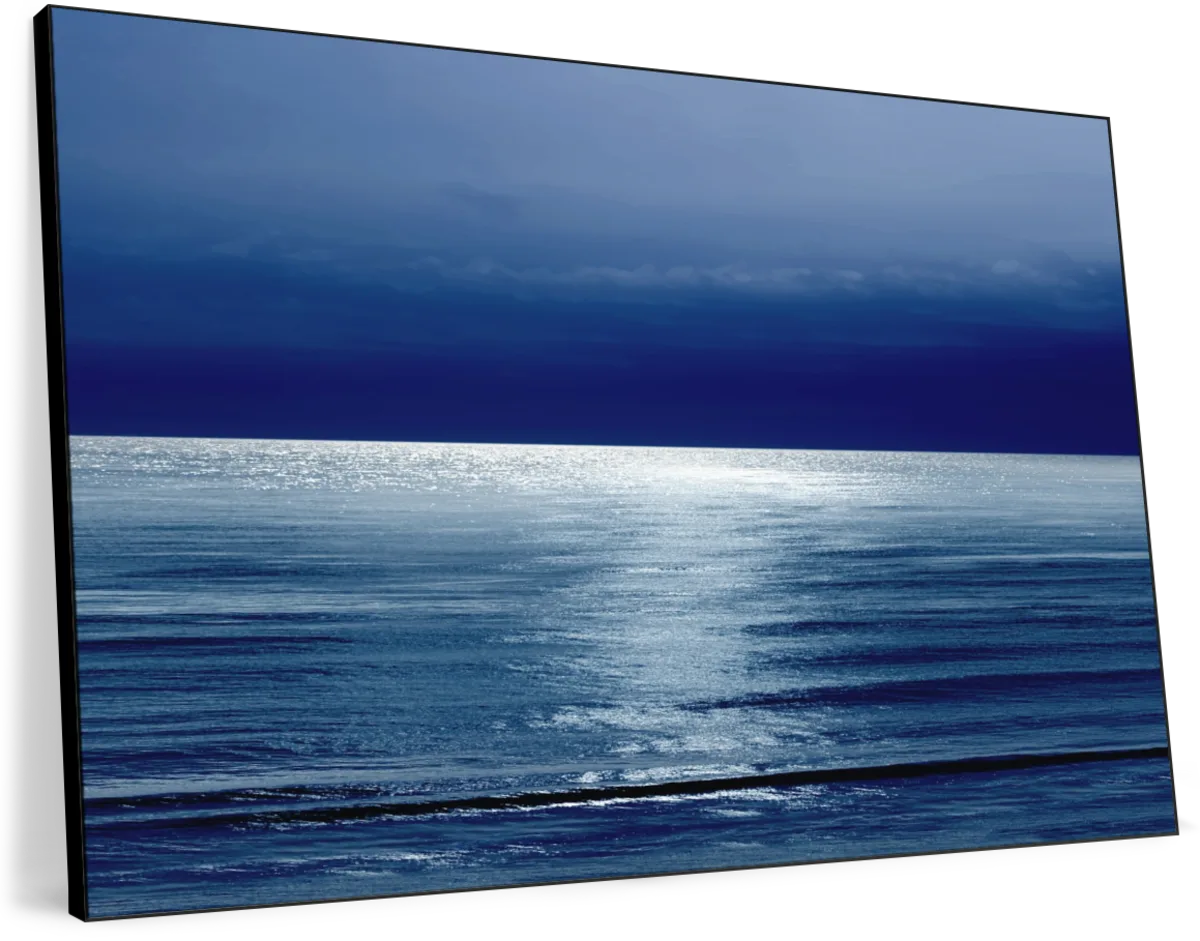 Frendorf | Mondlicht Ozean Blau I Wandkunst