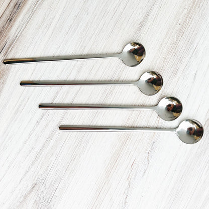 Trendy Espresso- & Dessertlöffelset mit 4 Stück