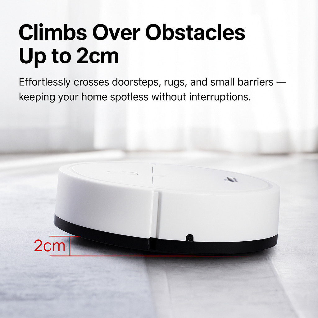 Frendorf | 3-in-1 Robot Vacuum Cleaner | Powerful suction, intelligent navigation & ideal for pet owners and busy households