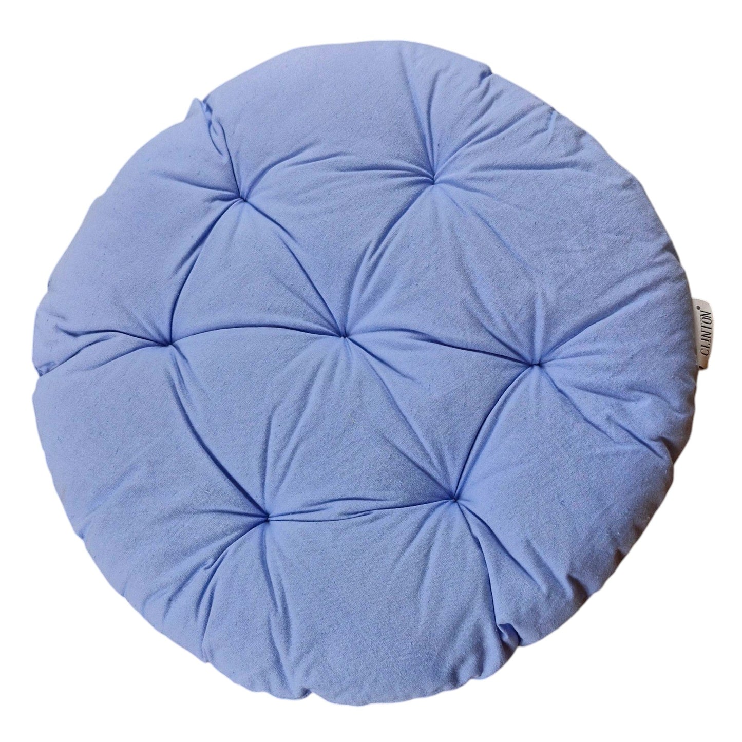 Frendorf | Solid Circular Chair Pad 40x5cm - Bequemes Baumwollkissen für stilvolle und unterstützende Sitzgelegenheiten