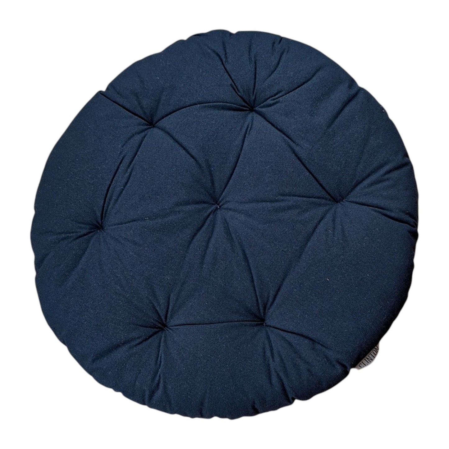 Frendorf | Solid Circular Chair Pad 40x5cm - Bequemes Baumwollkissen für stilvolle und unterstützende Sitzgelegenheiten