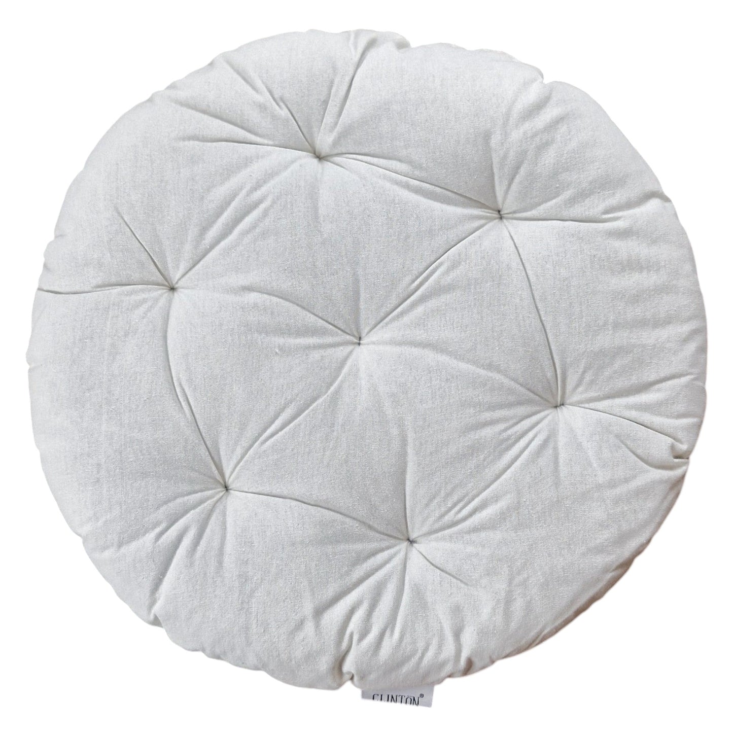 Frendorf | Solid Circular Chair Pad 40x5cm - Bequemes Baumwollkissen für stilvolle und unterstützende Sitzgelegenheiten