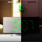 LED-Beleuchtung großes digitales Display | Gebogene LED Digitalwecker - Amedea