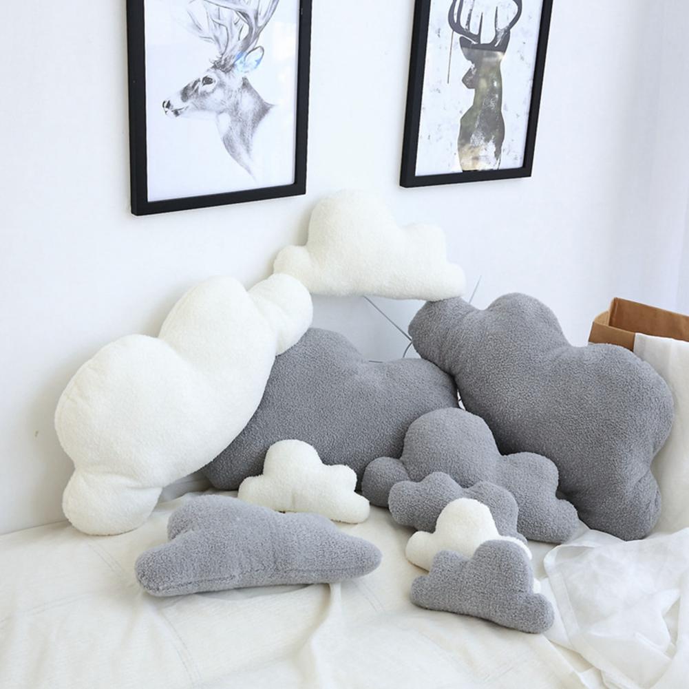 Cloud Pillow Kissen - Süßes Plüsch-Nickerchen-Kissen, Lendenstützen-Plüschspielzeug, Sofa-Kissen, Wohnungsdekorationen