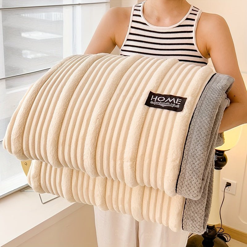 Frendorf | Weiche Fleece-Decke zum Kuscheln auf der Couch