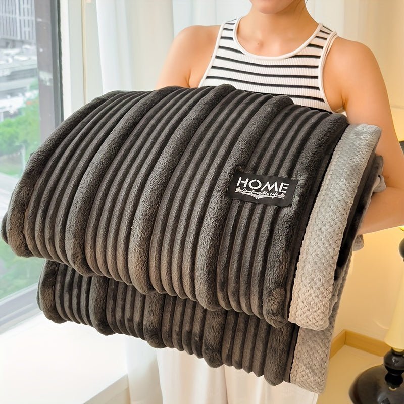 Frendorf | Weiche Fleece-Decke zum Kuscheln auf der Couch