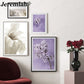 Küstenlavendel Lilie Magnolie Wandkunst Poster