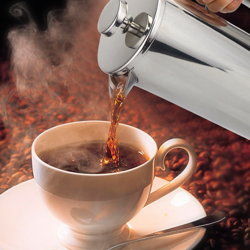 Kaffeemaschine French Press Edelstahl Espresso-Kaffeemaschine