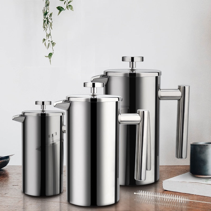Kaffeemaschine French Press Edelstahl Espresso-Kaffeemaschine