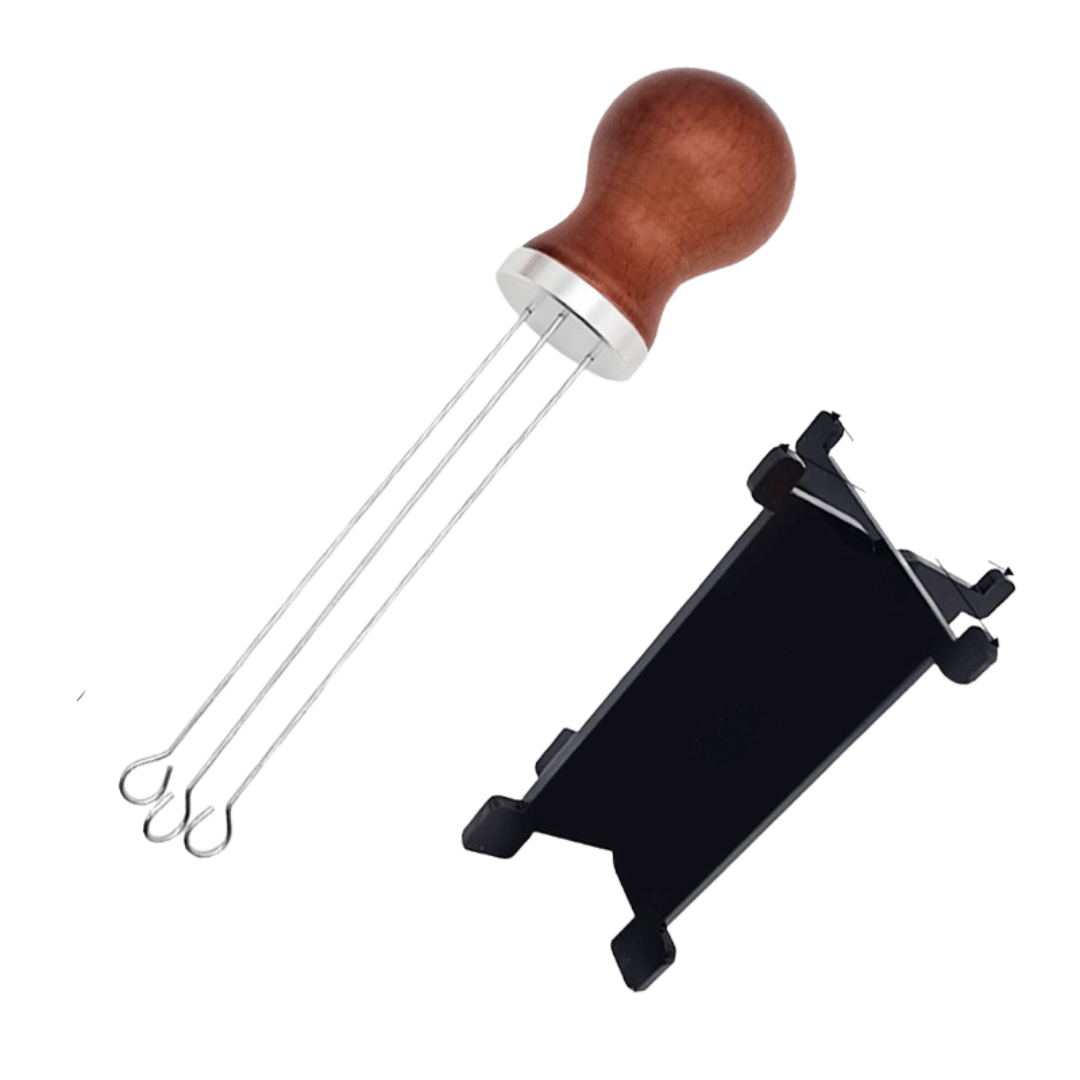 Kaffee Tamper Edelstahl Elastizität Einstellbarer Druck Tamper