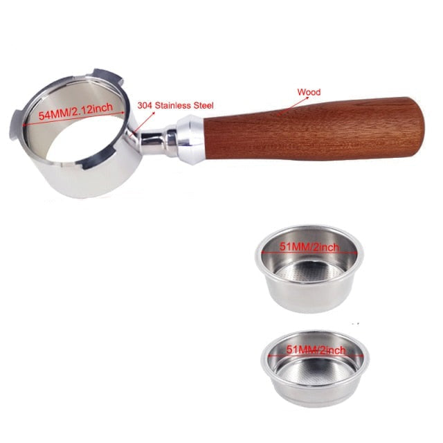 Frendorf | Kaffee Tamper Holzgriff Barista Espresso Maker Handgemachter Grinder