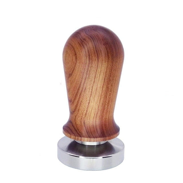Frendorf | Kaffee Tamper Holzgriff Barista Espresso Maker Handgemachter Grinder