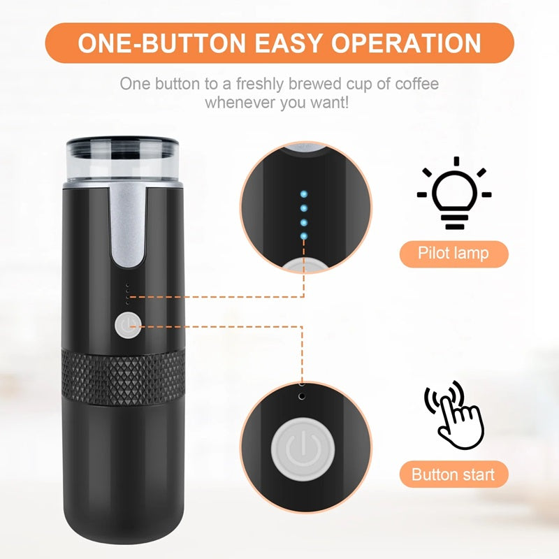 Frendorf | 2 in 1 Tragbarer Kaffeeautomat