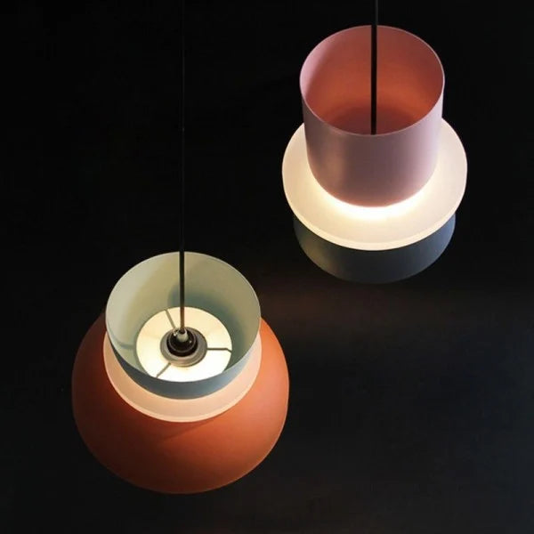 Frendorf | NordicGlow Moderne Pendelleuchte | Skandinavisches Design | Farbige Akzente | Dimmbar | Ideal für Esszimmer & Wohnzimmer