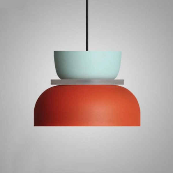 Frendorf | NordicGlow Moderne Pendelleuchte | Skandinavisches Design | Farbige Akzente | Dimmbar | Ideal für Esszimmer & Wohnzimmer