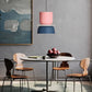 Frendorf | NordicGlow Moderne Pendelleuchte | Skandinavisches Design | Farbige Akzente | Dimmbar | Ideal für Esszimmer & Wohnzimmer