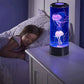 Lustige und entspannende LED-Quallenlampe für Kinder