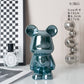 Bunte Keramikbären-Skulptur und Statue Sparschwein Schreibtischornament