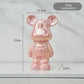 Bunte Keramikbären-Skulptur und Statue Sparschwein Schreibtischornament