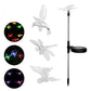 Solar-LED-Gartenleuchten „Bunte Fliegen“
