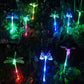 Solar-LED-Gartenleuchten „Bunte Fliegen“