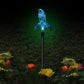 Solar-LED-Gartenleuchten „Bunte Fliegen“
