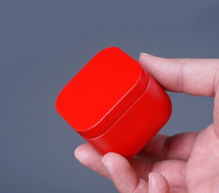 Bunte Aufbewahrungsbox | Kleiner Metall Tee-, Bonbon-, Pillenbehälter