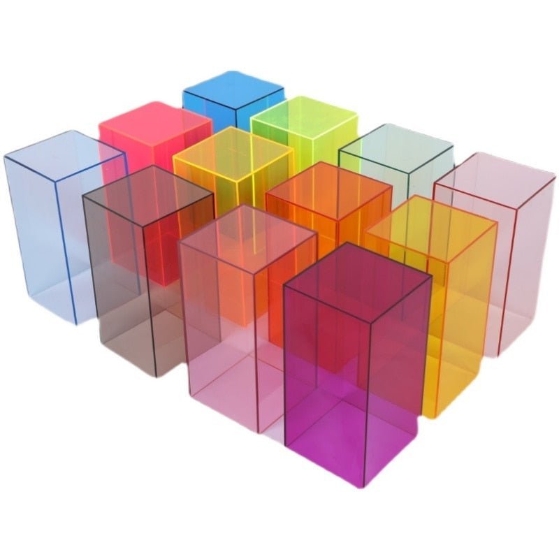 Bunte Acryl Aufbewahrungsbox - Transparente Display Box