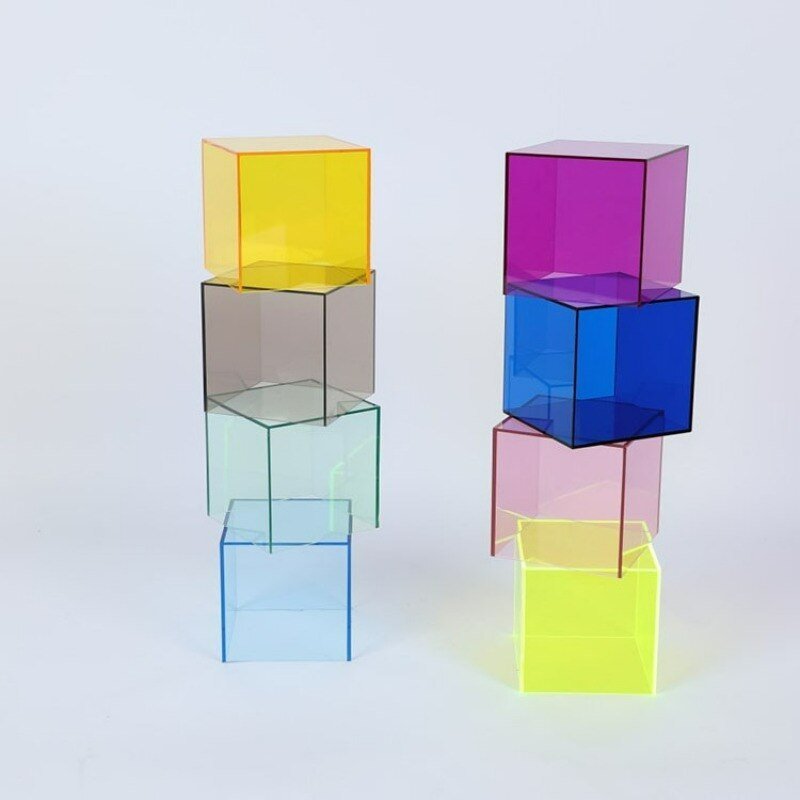 Bunte Acryl Aufbewahrungsbox - Transparente Display Box