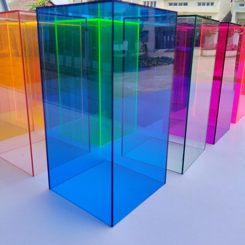 Bunte Acryl Aufbewahrungsbox - Transparente Display Box