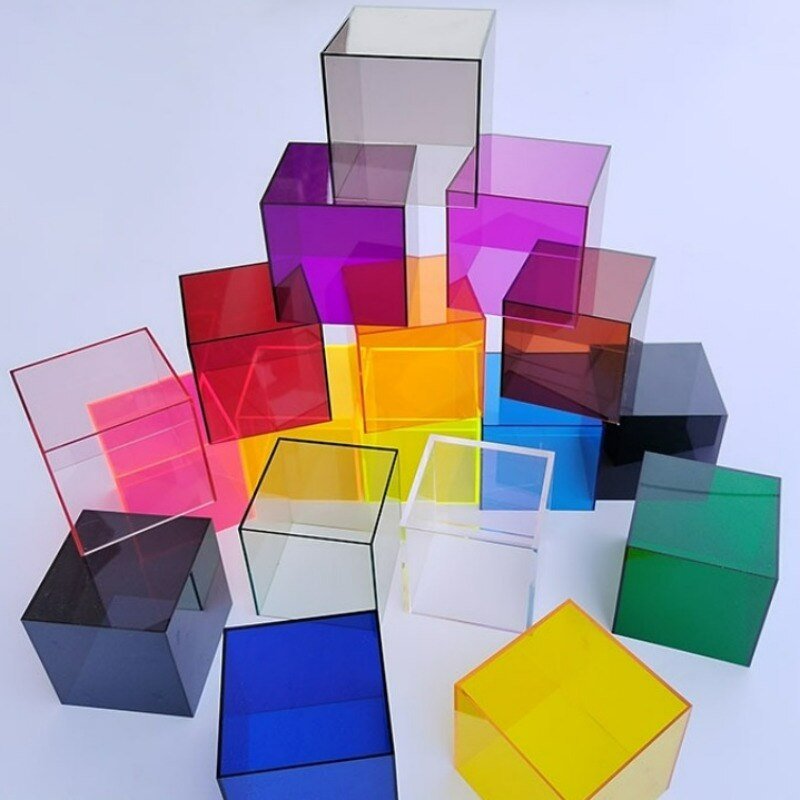 Bunte Acryl-Display-Aufbewahrungsbox